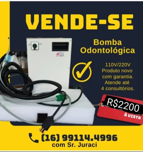 BOMBA A VÁCUO ODONTOLÓGICO