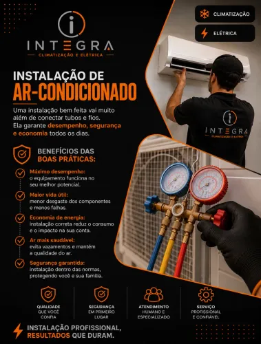 AR CONDICIONADO / INSTALAÇÃO / MANUTENÇÃO / HIGIENIZAÇÃO