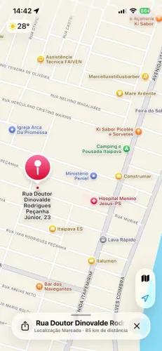 Lote urbano em itaoca com 358.6 m², documentação em dia, excelente localização