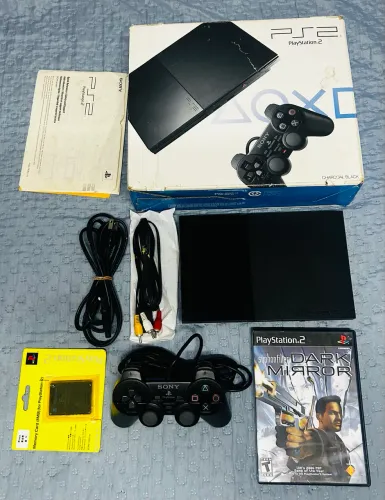 Ps2 slim - com caixa