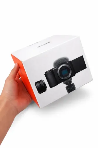 Câmera Profissional - Câmera Sony ZV-E10 Mirrorless 4K + Lente 16-50mm - Vlog e Foto