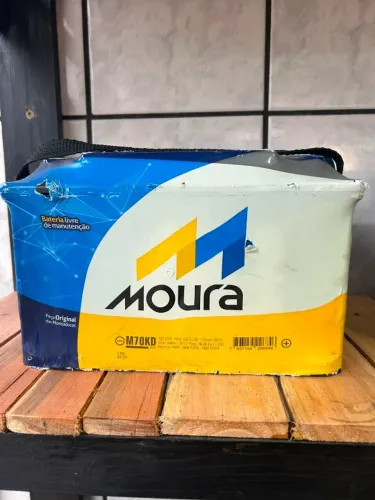 Bateria Moura 70Ah Nova + Entrega e Instalação Grátis
