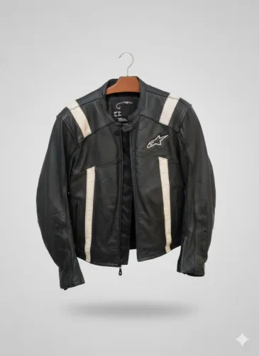 Jaqueta Alpinestars em Couro Legítimo - Tamanho GG (XL)