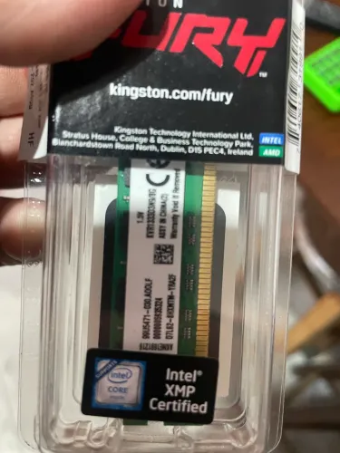 Memória DDR4 08GB 3200MT KINGSTON FURY