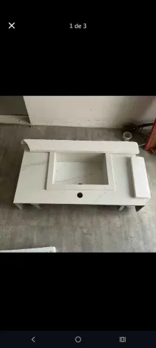 Lavatório/Pia Banheiro Porcelanato Branco