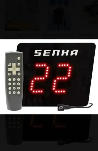 Painel senha eletrônico