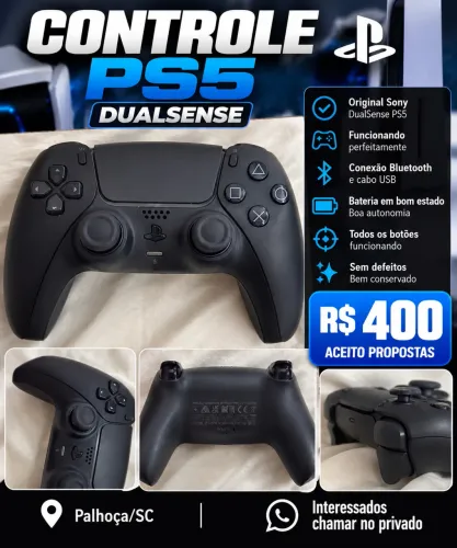 Controle de Ps5