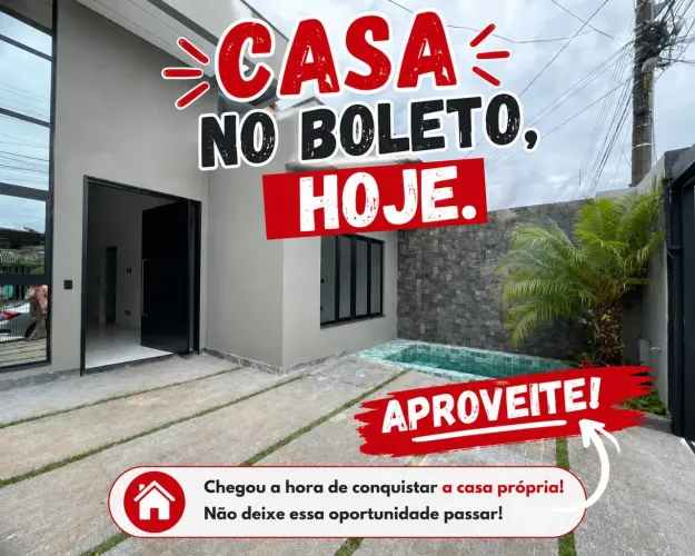 Casa no boleto