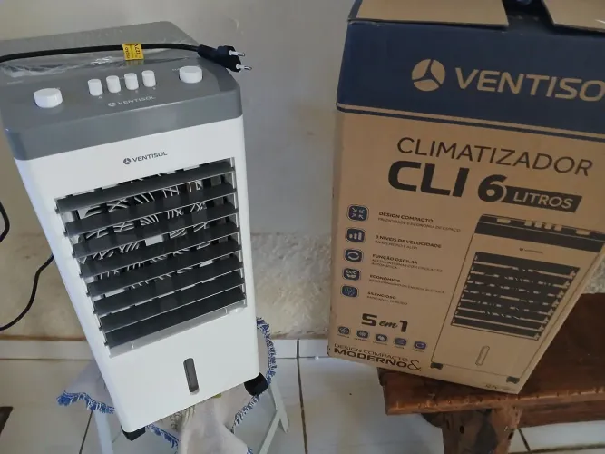 Oportunidade hoje Climatizor Ventisol 489$ Novo aberto pra conferência 