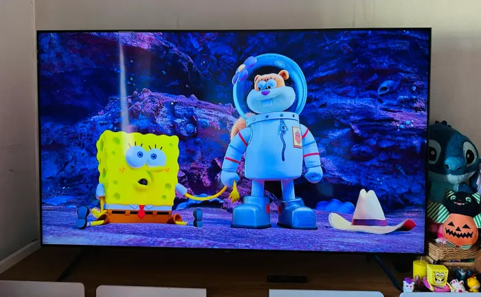 Smart tv Samsung 65 polegadas (tv grande, controle solar, acompanha caixa)