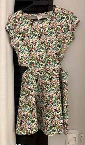 Vestido Colorido Infantil Zara Kids