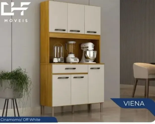 Armário de cozinha Viena 2 opções de cores
