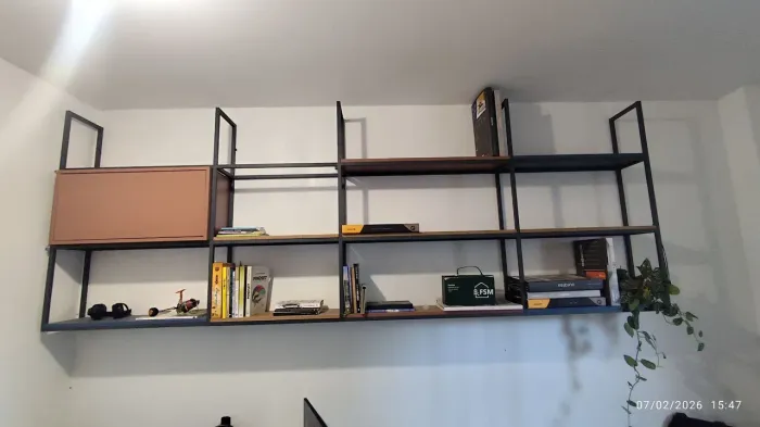 Prateleira suspensa 2.90m 
