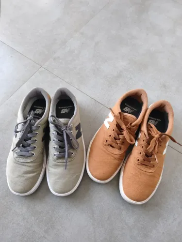 2 pares de tênis New Balance, usado 2 vezes tamanho 38