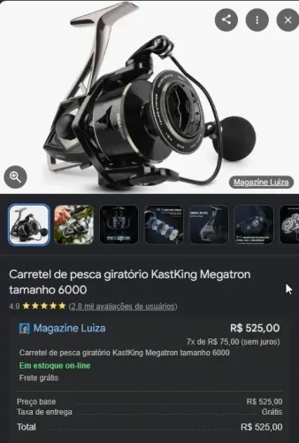 Molinete Kastking Megatron 6000