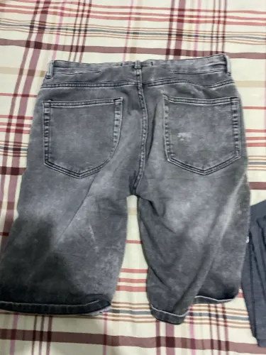 Bermuda Jeans Preta