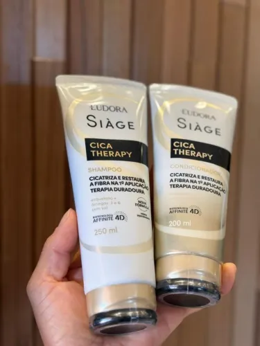 Kit Shampoo e condicionador Ciça Therapy Eudora Siage
