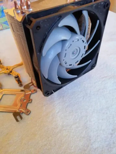 Air Cooler para PC com ventoínha de SERVO MOTOR, marca COOLER MASTER, ventilador de 12cm