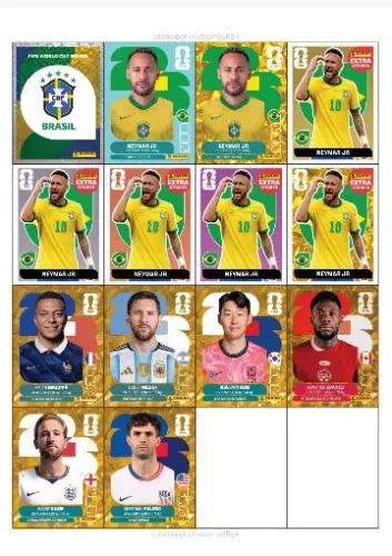Vende-se figurinhas da copa dourada i escudos 