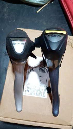 Trocador de marcha STI Shimano 8x2 modelos 2400 2v 2300 8v
