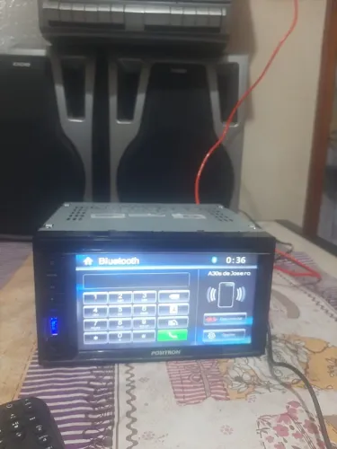Multimídia Positron SP8720 DTV tv Bluetooth seminiova toca CD mp3 usb LCD e Touch Novos 