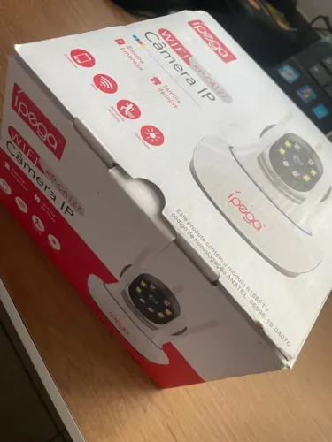 camera ip wifi ipega kp- ca127 com visao noturna e audio 