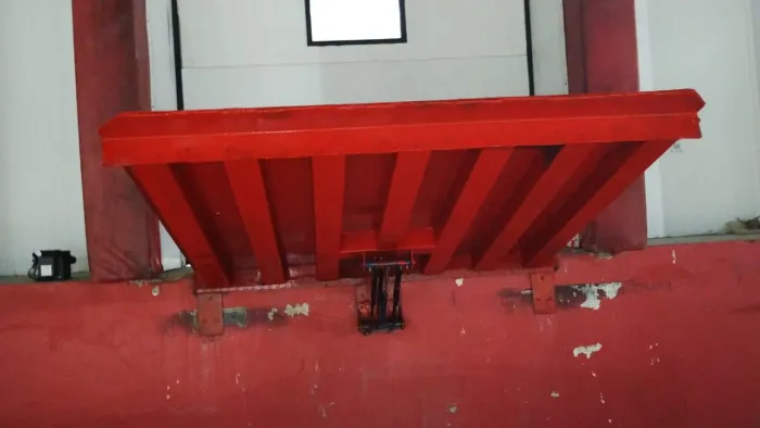Rampa para carga e descarga 