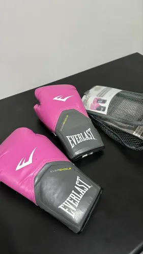 Luva de Boxe/Muay Thai Everlast 12 oz Rosa