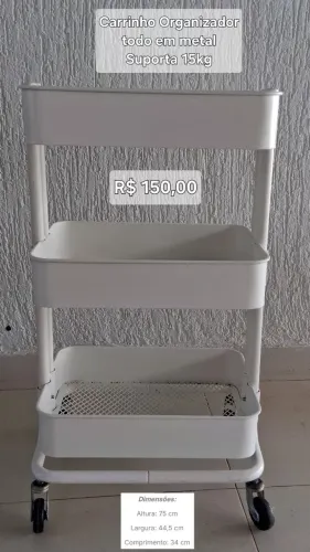 Carrinho organizador