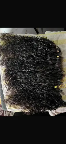 Cabelo humano cacheado
