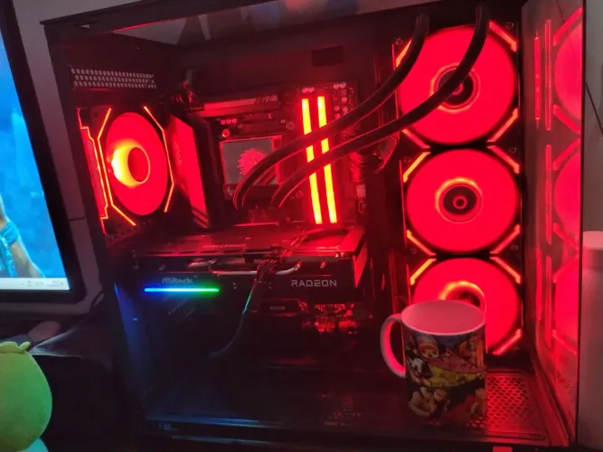 Placa de Vídeo Asrock Challenger RX9060XT dual 16GB VRam