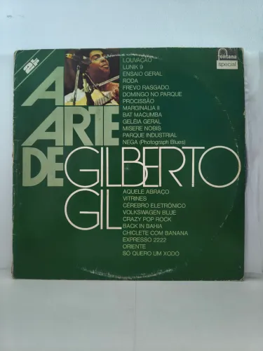 LP duplo vinil A Arte de Gilberto Gil