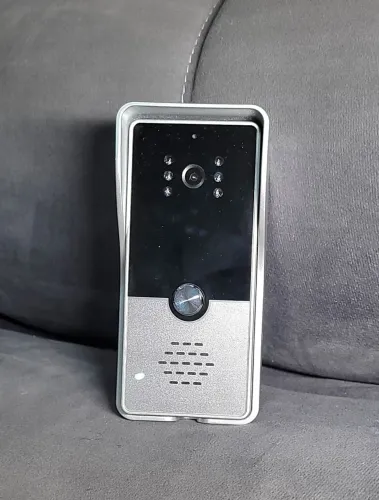 Interfone Porteiro Eletrônico com Câmera HD | Visão Noturna Infravermelha