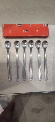 6 colheres de café/chá Hércules inox anos 80