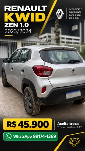 Renault Kwid Zen 1.0 Flex 12V 5P Mec. 2024