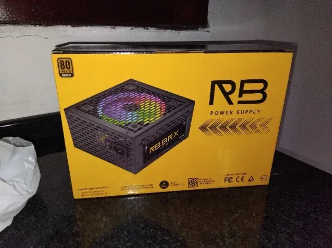 Fonte RB BRX 650W 80 Plus Bronze RGB - NOVA