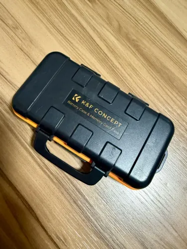 Case para transporte Bateria de Câmera Suporte Cartão Sd Tc
