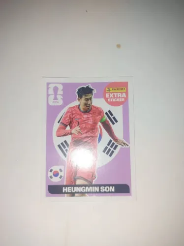 Figurinha copa do mundo 2026 Extra Sticker Heunming Son regular colecionavel