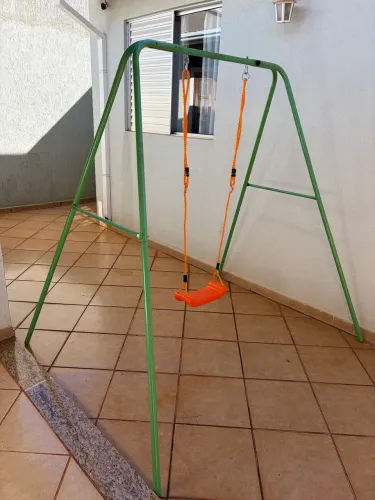 Balanço Infantil de Ferro Reforçado com Assento - Completo