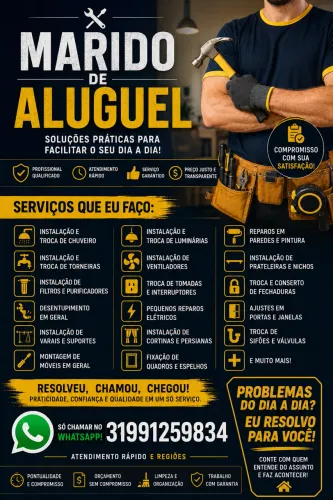 Marido de Aluguel | Serviços Residenciais com Atendimento Rápido