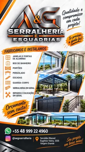 A&G Serralheria e Esquadrias de aluminio 
