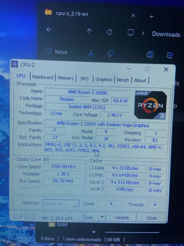 Ryzen 3 3200G + Cooler box