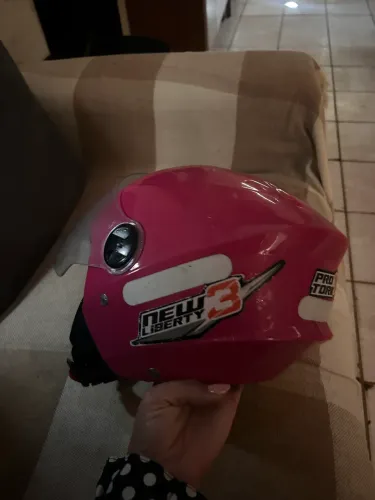 Capacete ProTork Rosa Aberto