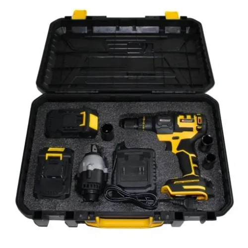FURADEIRA PARAFUSADEIRA + PNEUMÁTICA SEM FIO 48V NK8001
