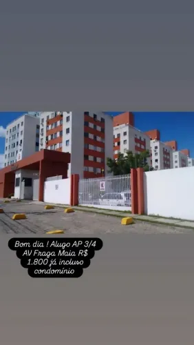 Alugo apartamento 3/4