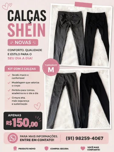 Calças da shein novas