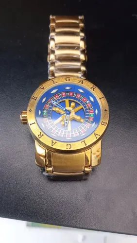 Relógio Bvlgari cassino giratório 