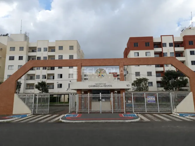 Apartamento para alugar, Condominio Caminho dos Ventos, 3 quartos,1 suíte, sala, wc social
