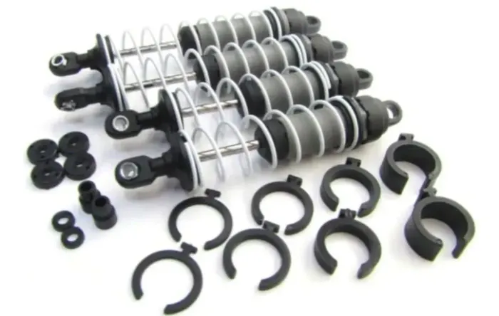 Kit com 4 Amortecedores para RC Traxxas Slash 1/10