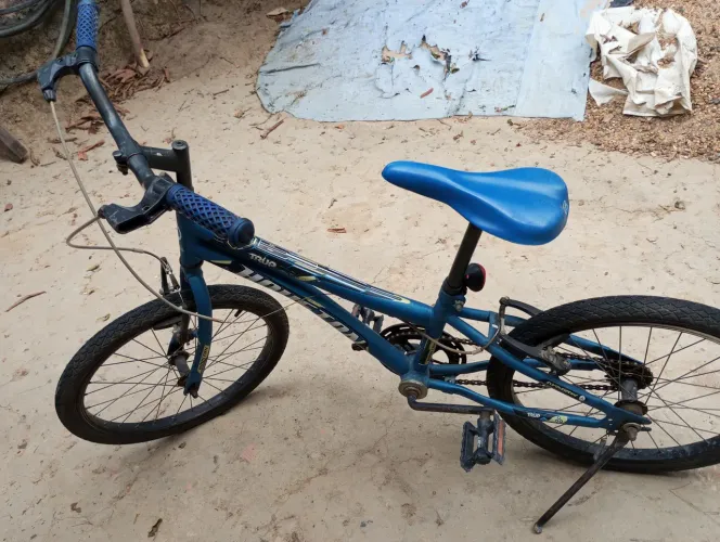 Bicicleta usada.